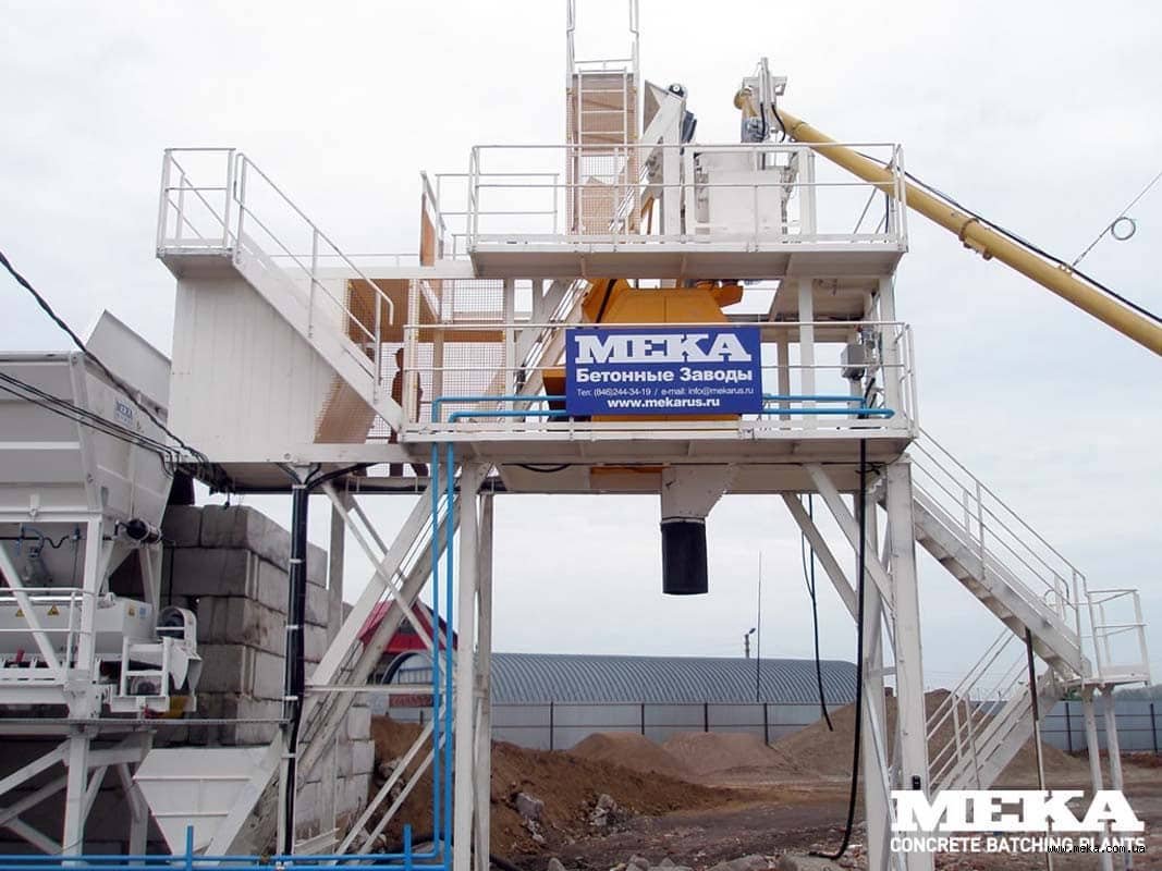 MB-C60 КОМПАКТНЫЙ БЕТОННЫЙ ЗАВОД